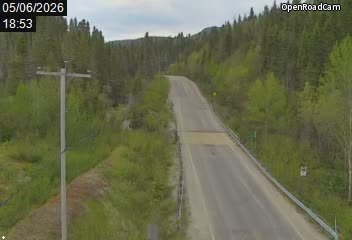Route du Valinouët à la hauteur de Saint-David-de-Falardeau