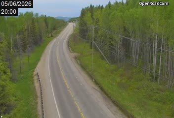 Route 138 à la hauteur de La Malbaie