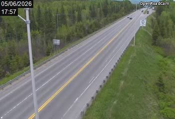 Route 138 à la hauteur de Baie-Saint-Paul (Rang de la Martine)