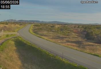 Route 199 à la hauteur de l'Île du Havre-aux-Maisons 