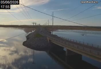 Route 199 à la hauteur du Pont Keating (Grosse-Île-Nord)