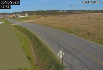 Route 199 à la hauteur de Grande-Entrée