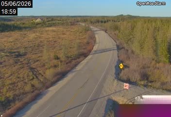 Route 138 à la hauteur de Havre-St-Pierre (km 1200)