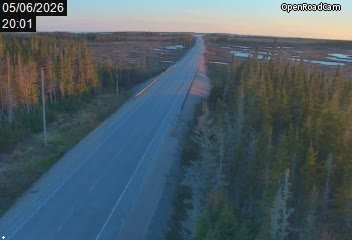 Route 138 à la hauteur de Havre-St-Pierre (km 1225)