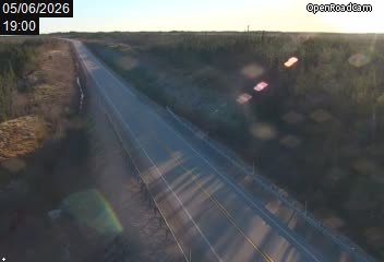 Route 138 à la hauteur d'Aguanish (km 1353)