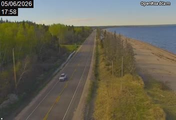 Route 138 à la hauteur de Port-Cartier (km 898)