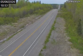 Route 113 à la hauteur du Chemin du Lac Opémisca
