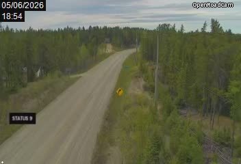 Route 167 à la hauteur de Mistissini