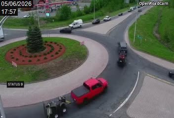 Route 155 à la hauteur de la Route des Défricheurs