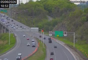 Aut. 73 (direction sud) entre l’aut. 20 et le pont Risi