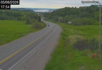 Route 170 à la hauteur de La Baie