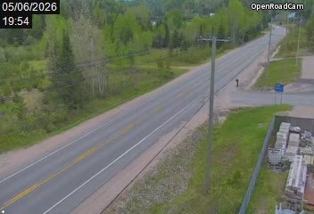 Route 155 à la hauteur de La Bostonnais (km 132) (direction nord)