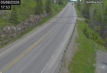Route 172 à la hauteur de Saint-Fulgence (km 103)