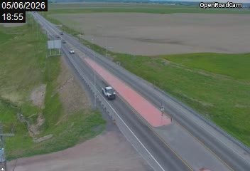 Route 170 à la hauteur du carrefour giratoire de Saint-Bruno (direction ouest)
