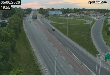 Route 125 à la hauteur du boulevard De la Concorde (sud)