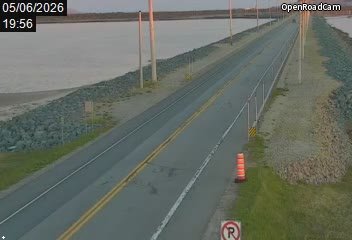 Route 199 à la hauteur de la jetée du Détroit (km 44)