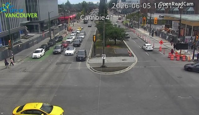 Cambie St and W 41st Ave - South