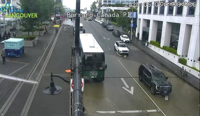 Burrard St and Canada Place - East