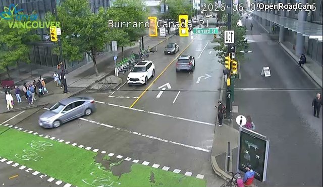 Burrard St and Canada Place - West