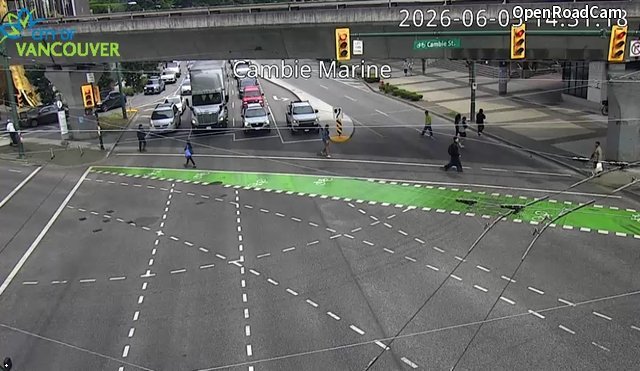 Cambie St and SW Marine Dr - East
