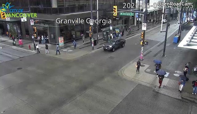 Granville St and E Georgia St - North