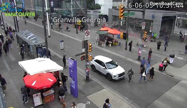 Granville St and E Georgia St - South