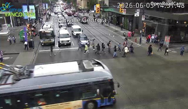 Granville St and E Georgia St - West