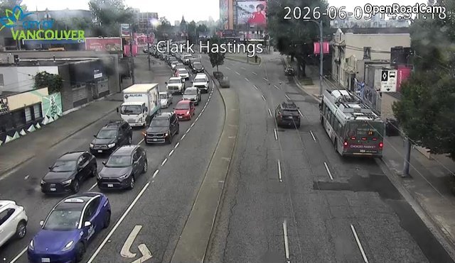 Clark Dr and E Hastings St - West