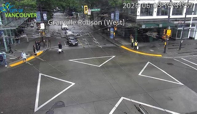 Granville St and Robson St - East