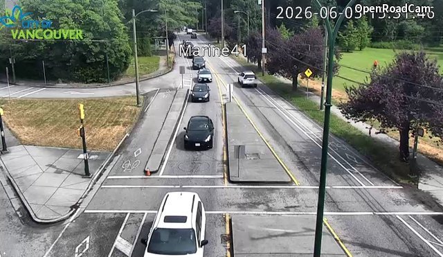 SW Marine Dr and W 41st Ave - East
