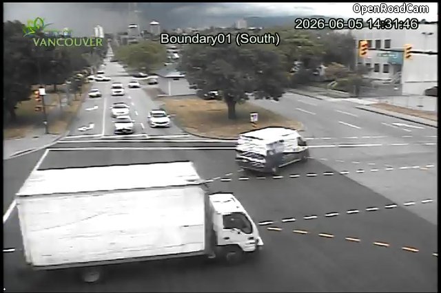 Boundary Road and E 1st Ave - North