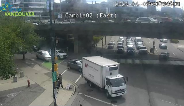 Cambie St and W 2nd Ave - East intersection - South
