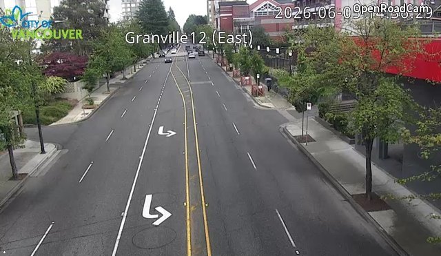 Granville St and W 12th Ave - East