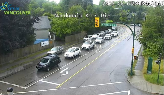 Macdonald St and Kitsilano Diversion - West