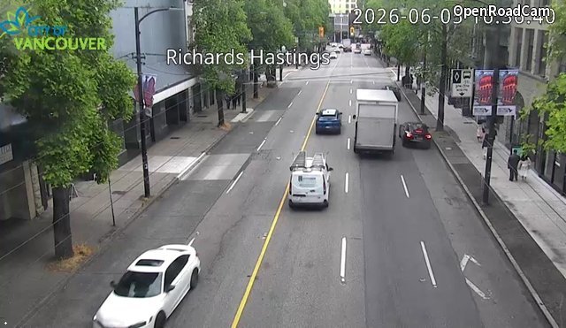 Richards St and W Hastings St. - East