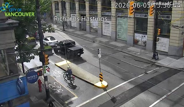 Richards St and W Hastings St. - South