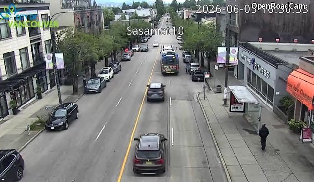 Sasamat St and W 10th Ave - East