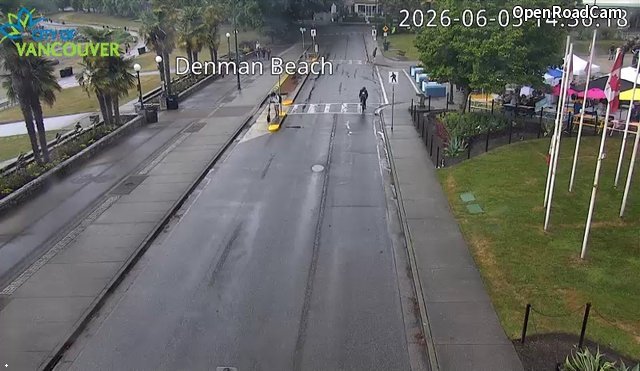 Denman St and Beach Ave - West
