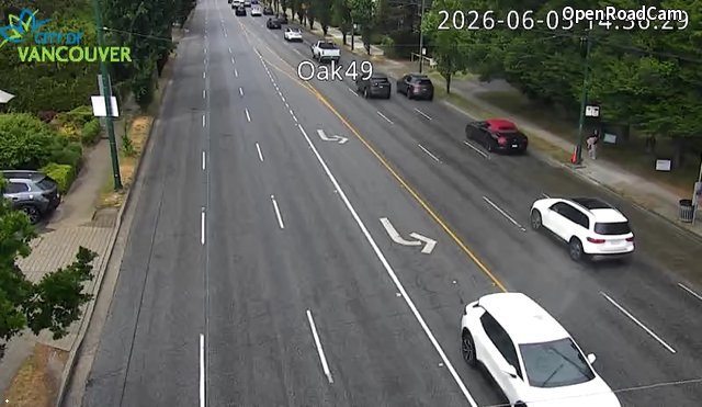 Oak St and W 49th Ave - North