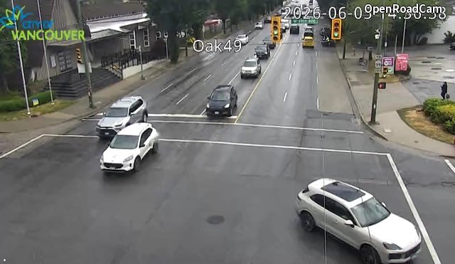 Oak St and W 49th Ave - South