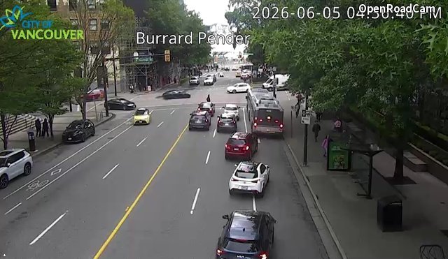 Burrard St and W Pender St - North