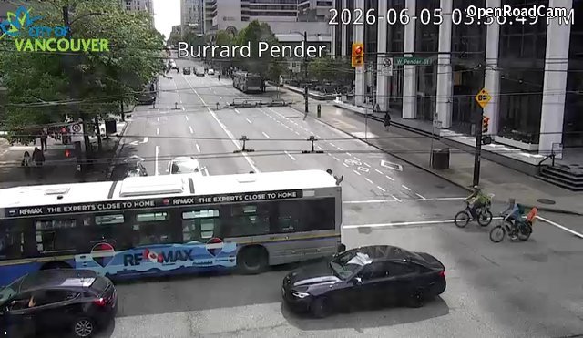 Burrard St and W Pender St - South