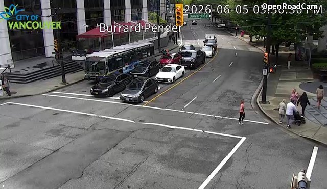 Burrard St and W Pender St - West