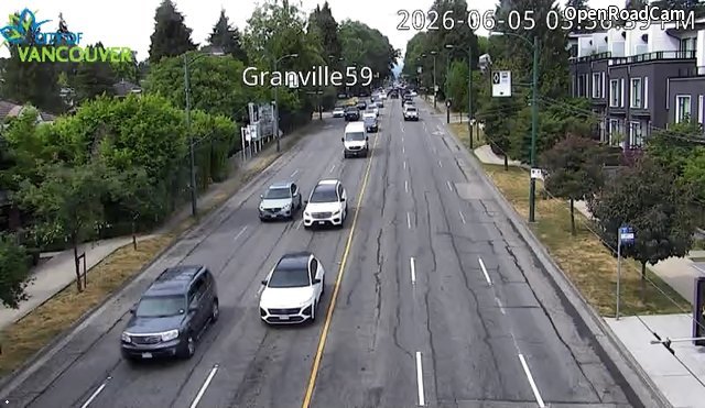 Granville St and W 59th Ave - North