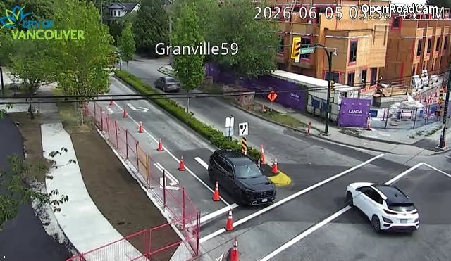 Granville St and W 59th Ave - East