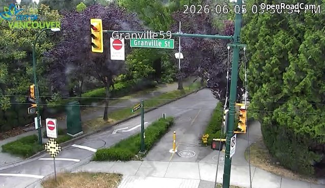 Granville St and W 59th Ave - West