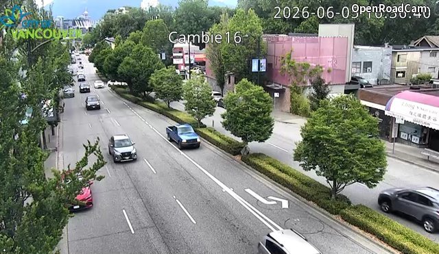 Cambie St and W 16th Ave - North