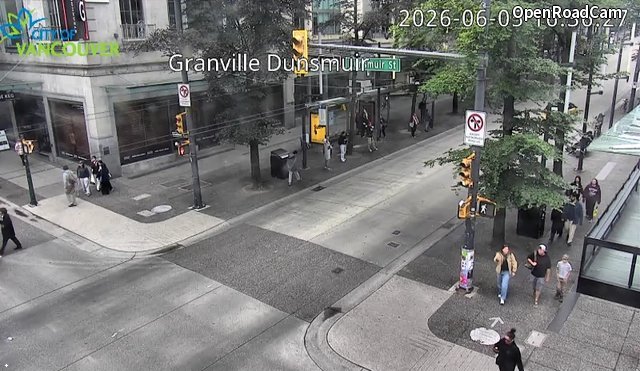 Granville St and Dunsmuir St - South