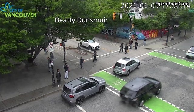 Beatty St and Dunsmuir St - South