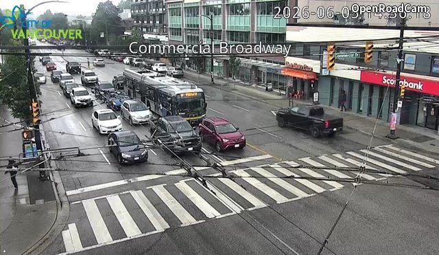 Commercial Dr and E Broadway - West